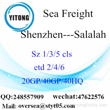 Shenzhen Port Sea Freight Shipping à Salalah